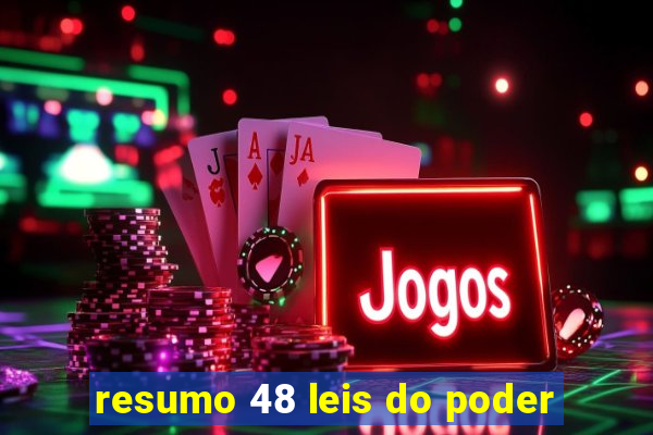 resumo 48 leis do poder